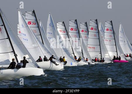 AILING - SPI OUEST FRANCE INTERMARCHE 2011 - LA TRINITE (FRA) - 22/04/2011 - FOTO : FRANCOIS VAN MALLEGHEM / DPPIFLEET Stockfoto