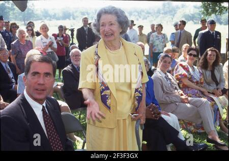 Stonewall, Texas, USA. März 2021, 16th. Retrospektive über das Leben der ehemaligen First Lady, LADY BIRD JOHNSON während ihrer Jahre in Texas nach dem Tod des ehemaligen Präsidenten Lyndon Baines Johnson am 22. Januar 1973. Dieses Foto zeigt Kredit: Bob Daemmrich/ZUMA Wire/Alamy Live News Stockfoto