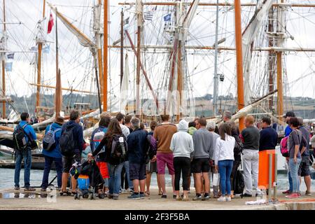 Maritime Festivals von Douarnenez, am 25. Bis 30. Juli 2018, in Frankreich, Foto François Van Malleghem / DPPI Stockfoto