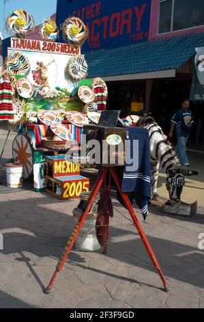 Street Photographic Set in Tijuana Stockfoto