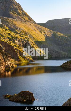 Eine schöne Berglandschaft in den Pyrenäen, Andorra Stockfoto