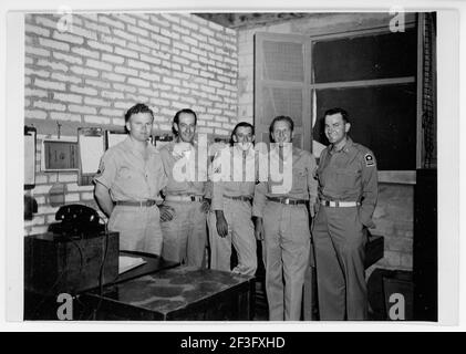 Vintage Foto, Camp Huckstep, Ägypten, Zweiter Weltkrieg, 1944 Stockfoto