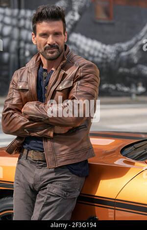 VERÖFFENTLICHUNG: 5. März 2021 TITEL: Boss Level STUDIO: Hulu REGIE: Joe Carnahan PLOT: Ein pensionierter Spezialeinheiten-Offizier ist am Tag seines Todes in einer nie endenden Zeitschleife gefangen. MIT dabei: FRANK GRILLO als Roy Pulver. (Bild: © Hulu/Entertainment Pictures) Stockfoto