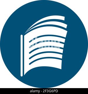 Buch Logo Vorlage Vektor Symbol Illustration Design Stock Vektor
