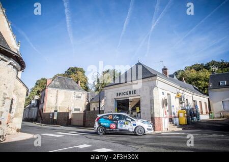 33 FRANCESCHI Mathieu, MANZO Benoit, Ford Fiesta, Aktion während der Rallye Frankreich 2018, Rallye coeur de France, 27. Bis 29. september in Vendome, Frankreich - Foto Gregory Lenormand / DPPI Stockfoto