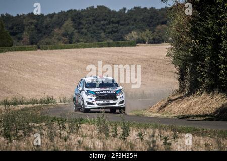 33 FRANCESCHI Mathieu, MANZO Benoit, Ford Fiesta, Aktion während der Rallye Frankreich 2018, Rallye coeur de France, 27. Bis 29. september in Vendome, Frankreich - Foto Gregory Lenormand / DPPI Stockfoto