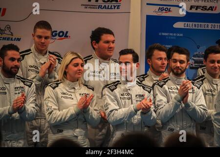 Championnat de France Junioren während der französischen Rallye-Meisterschaft 2019, Rallye du Touquet vom 14. Bis 16. März in Le Touquet, Frankreich - Foto Gregory Lenormand / DPPI Stockfoto