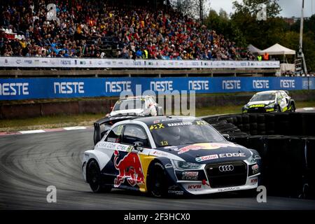 13 BAKKERUD Andreas (NOR) EKS Audi Sport Audi S1, Aktion, während der 2018 FIA Neste World RX von Lettland vom 15. Bis 16. September in Riga - Foto Paulo Maria / DPPI Stockfoto