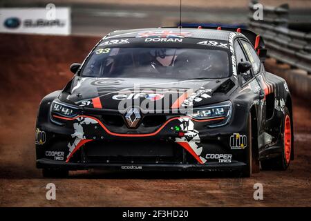 33 DORAN Liam (GBR) GC Kompetition Renault Megane RS, Aktion, während der 2018 FIA World RX of USA vom 29. Bis 30. September in Austin - Foto Paulo Maria / DPPI Stockfoto