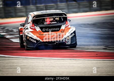 06 BAUMANIS Janis (LVA) Team Stard Ford Fiesta, Aktion, während der 2018 FIA World RX of USA vom 29. Bis 30. September in Austin - Foto Paulo Maria / DPPI Stockfoto