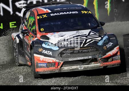 06 BAUMANIS Janis (LVA) Team Stard Ford Fiesta, Aktion, während der 2018 FIA World RX of Germany in Estering vom 13. Bis 14. oktober - Foto Paulo Maria / DPPI Stockfoto