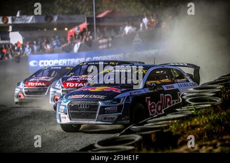 13 BAKKERUD Andreas (NOR) EKS Audi Sport Audi S1, Aktion, während der FIA World RX of Germany 2018 in Estering vom 13. Bis 14. oktober - Foto Paulo Maria / DPPI Stockfoto