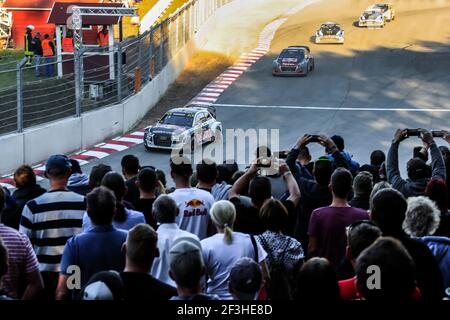 13 BAKKERUD Andreas (NOR) EKS Audi Sport Audi S1, Aktion, während der FIA World RX of Germany 2018 in Estering vom 13. Bis 14. oktober - Foto Paulo Maria / DPPI Stockfoto