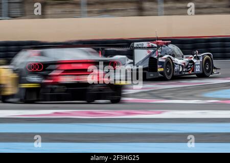 22 HANSON Philip (gbr), SENNA Bruno (BRA), Ligier JSP217 Gibson Team United Autosport, Actionduring the 2018 ELMS European Le Mans Series at Circuit Paul Ricard, Le Castellet Frankreich, April 13 to 15 - Photo Marc de Mattia / DPPI Stockfoto