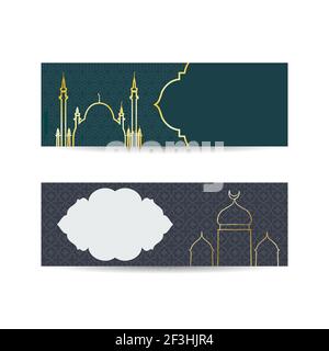 Ramadan Kareem-Design. Ramadan Kareem Poster Vorlage Design mit großer Moschee Hintergrund und Vektor-Illustration. islamische Hintergrund Banner Stock Vektor