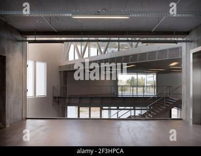 Natural Science Building, Bjerringbro Stockfoto