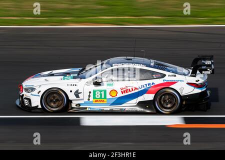 81 TOMCZYK Martin (ger), CATSBURG Nicky (nld), BMW M8 GTE Team BMW MTEK, Aktion während der 2018 FIA WEC World Endurance Championship 6 Stunden von Silverstone, England, vom 16. Bis 19. august - Foto Clement Marin / DPPI Stockfoto