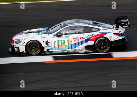 81 TOMCZYK Martin (ger), CATSBURG Nicky (nld), BMW M8 GTE Team BMW MTEK, Aktion während der 2018 FIA WEC World Endurance Championship 6 Stunden von Silverstone, England, vom 16. Bis 19. august - Foto Clement Marin / DPPI Stockfoto