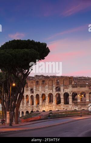 Italien, Latium, Rom, das Kolosseum Stockfoto
