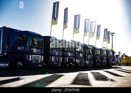 MICHELIN Trucks während der FIA WEC World Endurance Championship 2018 Prolog bei Paul Ricard HTTT, Le Castellet Frankreich, 6. Bis 7. April 2018 - Photo Clement Marin / DPPI Stockfoto