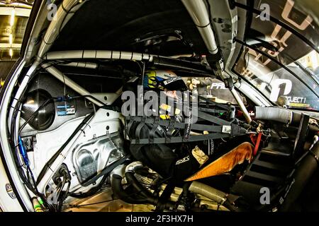 BERGMEISTER Jörg (deu), Porsche 911 RSR Team Projekt 1, Portrait während der FIA WEC World Endurance Championship 6 2018 Stunden Silverstone, England, vom 16. Bis 19. august - Foto DPPI Stockfoto