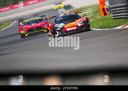 59 58 Garage, Ben Barnicoa, Côme Ledogar, Andrew Watson, McLaren 650 S GT3 während der Blancpain GT Serie 2018, in Monza, Italien, von April 20 bis 22 - Foto Gregory Lenormand / DPPI Stockfoto