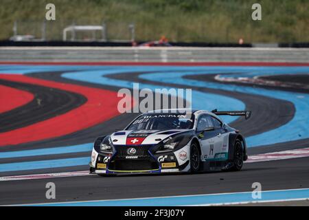 14 SEEFRIED Marco (aut), COSTA Albert (Spa), KLIEN Christian (aut), Lexus RCF GT3 Team Emil Frey Lexus Racing, Action beim 1000 km langen Blancpain GT Series Langstreckenpokal in Le Castellet, 1. Bis 2 2018. juni - Foto Marc de Mattia / DPPI Stockfoto