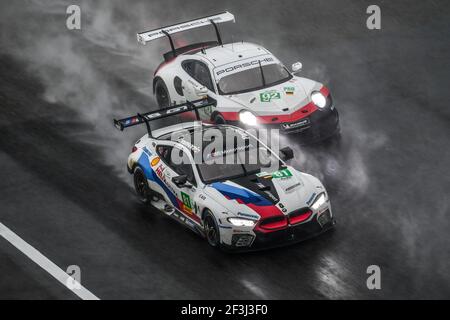 81 TOMCZYK Martin (ger), CATSBURG Nicky (nld), BMW M8 GTE Team BMW MTEK, Aktion während der FIA WEC Langstrecken-Weltmeisterschaft 2018, 6 Stunden von Shanghai vom 16. Bis 18. november, in Shanghai, China - Foto Pascal Saivet / DPPI Stockfoto