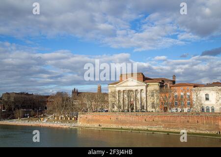 Basilika unserer Lieben Frau von der Daurade in Toulouse, Frankreich Stockfoto