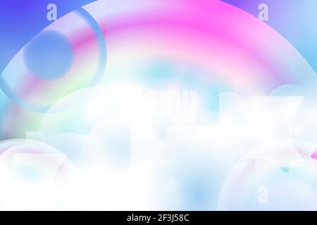 Verlauf Pastell Himmel Hintergrund Vektor-Illustration. Stock Vektor