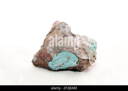 Chalcedon mit Hemimorphite crystal mineral Probe, seltene Erden Stockfoto