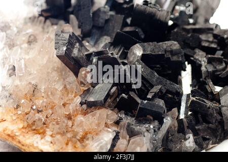 Wolframit, einem Tungsten Vetter in Glühbirne Glühlampe Fertigung verwendet Stockfoto