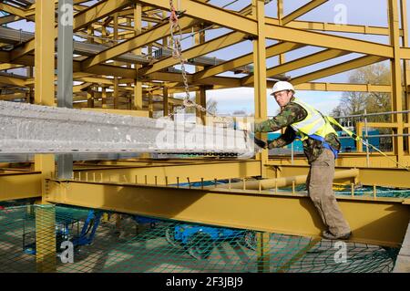 Dritte Phase Neubau des Canterbury College Campus Stockfoto