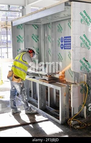 Dritte Phase Neubau des Canterbury College Campus Stockfoto