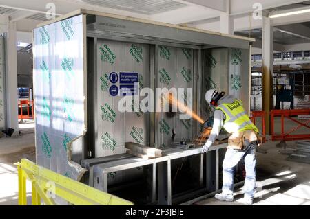 Dritte Phase Neubau des Canterbury College Campus Stockfoto