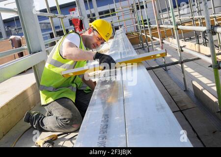 Dritte Phase Neubau des Canterbury College Campus Stockfoto