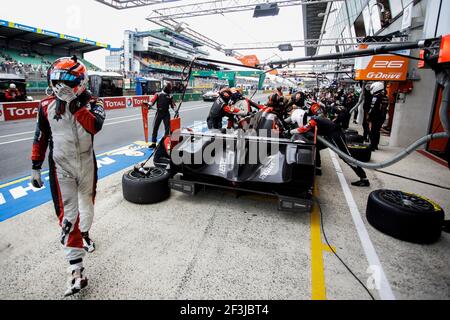 PERRODO François (Fra), Oreca 07 Gibson Team TDS Racing, Portrait beim 2018-Stunden-Rennen von Le Mans 24, vom 16. Bis 17. Juni auf der Rennstrecke von Le Mans, Frankreich - Xavi Bonilla / DPPI Stockfoto