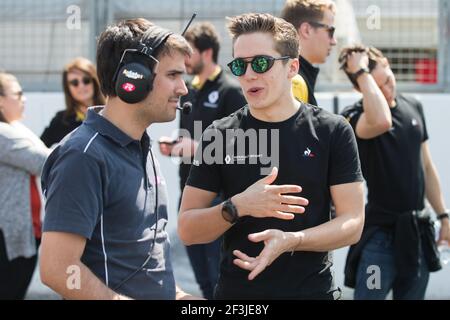 FENESTRAZ Sacha (FRA), Fahrer für Carlin in der FIA Europameisterschaft F3 und FR 2,0 Eurocup Renault Champion 2017, Portrait während, 2018 Eurocup Formula Renault 2,0, in Silverstone, Großbritannien, vom 18. Bis 20. Mai - Foto Antonin Vincent / DPPI Stockfoto