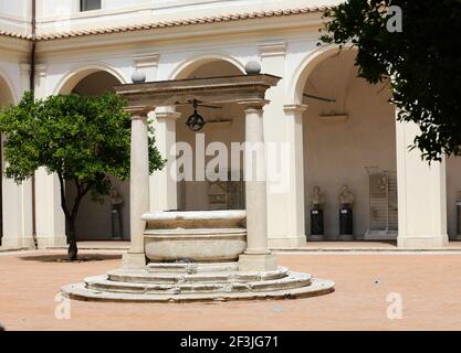 Die Bäder von Diokletian (Thermae Diokletiani) in Rom. Italien Stockfoto