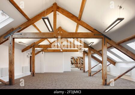 Interior Büroflächen in 61 Oxford Street, Manchester, Greater Manchester. Stockfoto