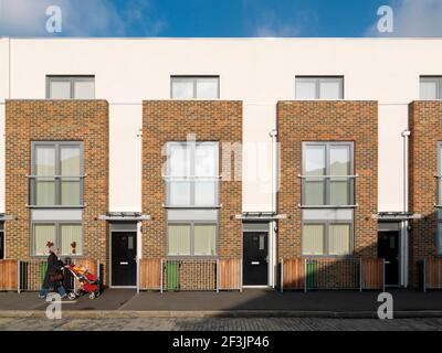 Gemeinschaftlichen Eigentums Wohnungen in Greenwich Wharf, London Stockfoto