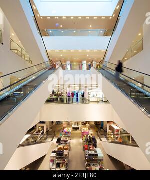 John Lewis Partnership Stratford, Westfield Shopping Centre Stratford. Ausbauung eines neuen John Lewis-Stores im Westfield Shopping Centre in Stratford Stockfoto
