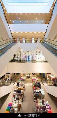 John Lewis Partnership Stratford, Westfield Shopping Centre Stratford. Ausbauung eines neuen John Lewis-Stores im Westfield Shopping Centre in Stratford Stockfoto