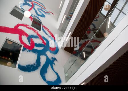 Medienvorschau des neuen Royal Hospital for Children & Junge Leute bei Little France 25/06/19 Stockfoto