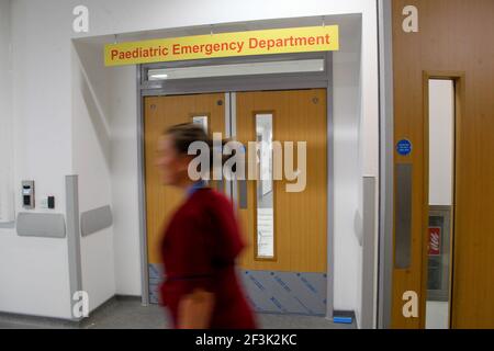 Medienvorschau des neuen Royal Hospital for Children & Junge Leute bei Little France 25/06/19 Stockfoto