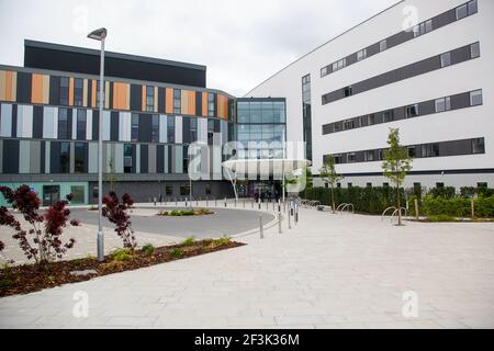 Medienvorschau des neuen Royal Hospital for Children & Junge Menschen bei Little France 25/06/19 GV von außen Stockfoto