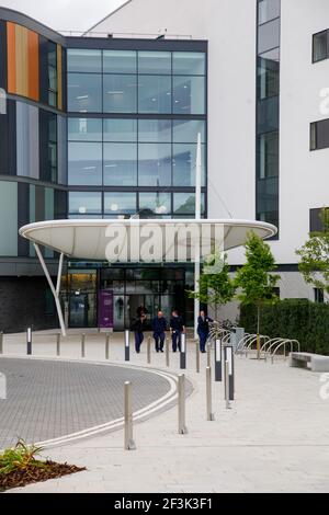 Medienvorschau des neuen Royal Hospital for Children & Junge Menschen bei Little France 25/06/19 GV von außen Stockfoto