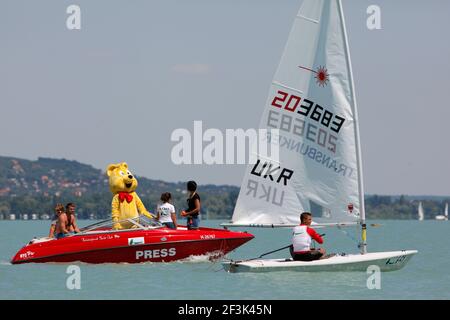 Laser Standard Men's U21 World & European Championships 2013 und Laser Radial Women's U21 World & European Championships 2013, Ungarn, Plattensee - 21/07/2013 - Foto Gabor TURCSI / DPPI - Stockfoto