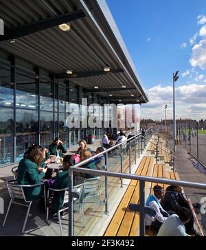 Hainault Forest High School, LB Redbridge. Neubau von Wates London Bau für Hainault Forest High School Stockfoto