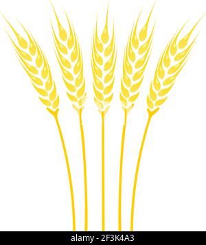 Symbol „Ohren des Weizens“ Stock Vektor